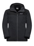Jack Wolfskin Winterjacke Snowfrost 3in1 (wasser- und winddicht, warme Fleece-Innenjacke) phantomgrau Kinder